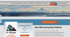 Desktop Screenshot of drwhipple.com